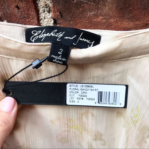 Elizabeth and James Floral Sandy Skirt - Picture 2 of 4